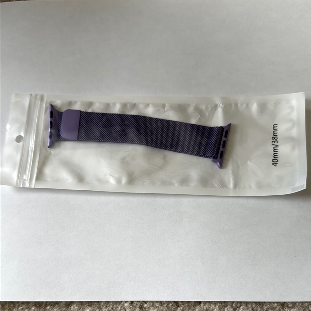 Purple Mesh Watch Band NWOT